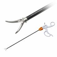 Зажим эндоскопический, монополярный, изогнутый, 330мм, D5.0мм, MARYLAND, VOLKMANN