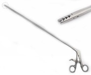 Зажим эндоскопический, эзофагальный, прямой, 400мм, бранши 5.6х4.2мм