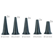 Набор воронок, 10шт, многоразовые, 2.0/2.5/3.0/4.0/5.0мм