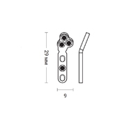 Пластина TPLO, правая, с у/с, PLP, 6 отв D1.5/2.0, 5.0/9.1х2.0х29.2мм, BALF