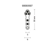 Пластина TPLO, средняя, 6 отв D1.5/2.0