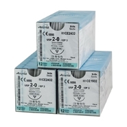 Шелк хирургический, 2-0 (3), ОР, 3/8, 24мм, ATRAMAT, CE2432