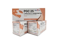 PGC25, мононить гликолид-е-капролактон, 1 (4),К, 3/8, 40 мм, 90см, BazaVet