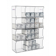 Держатель настенный шовного материала 12 ячеек, поликарбонат прозрачный, модель БД