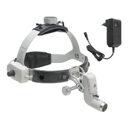 Осветитель налобный, ML4 LED, набор:осветитель, держатель (шлем), адаптер сетевой, HEINE