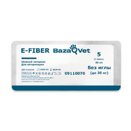 Шовный материал для CCL, E-FIBER, 5(7), 50см, без иглы, BazaVet (до 30кг)