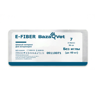 Шовный материал для CCL, E-FIBER, 7(9), 50см, без иглы, BazaVet (до 40кг)