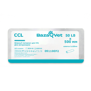 Шовный материал для CCL, 50LBx500мм, клипса 3х10мм, BazaVet