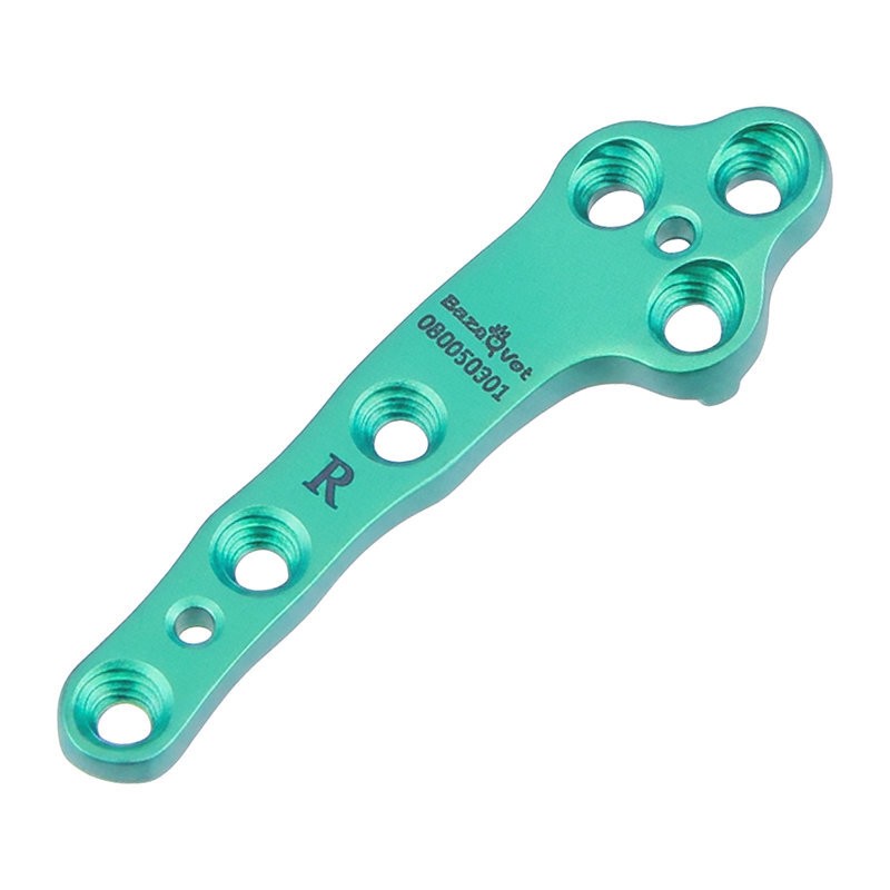 Пластина TPLO, "тип В", правая, с у/с, LP 3+3 отв под D1.5мм, 26мм, головка D2.2